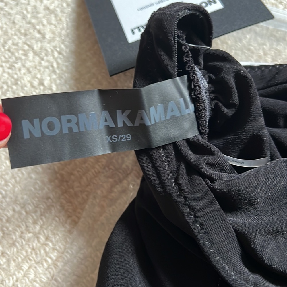 Norma Kamali Side Drape asymmetrical Mini Skirt - Picture 8 of 10